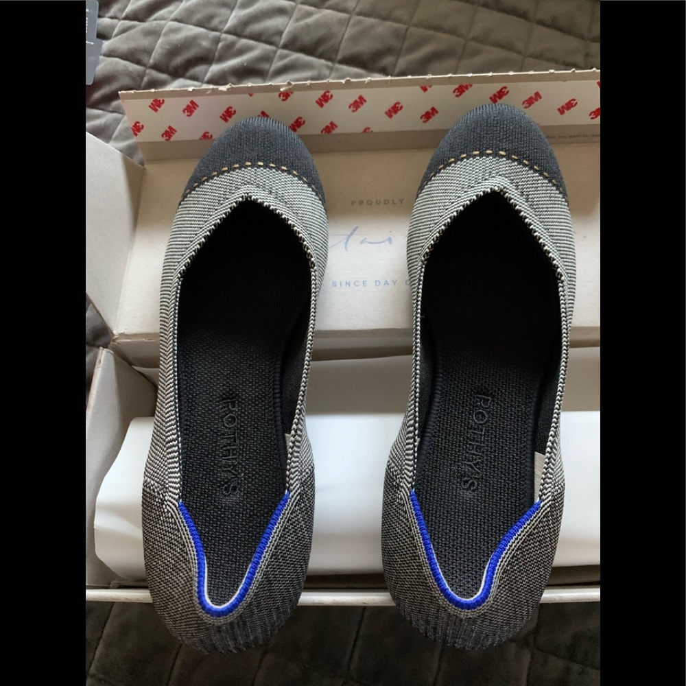 Rothy’s Grey Mist Flats